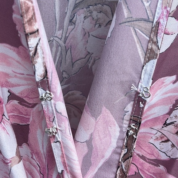 EUC Alexia Admor Slit Front Floral Dress Size Medium - Picture 8 of 11